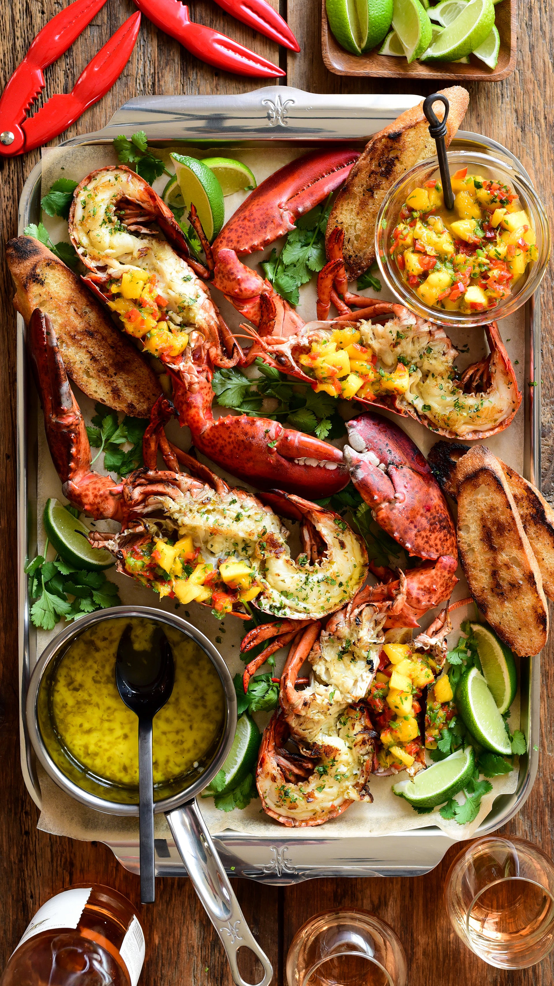 Grilled Lobster with a Mango-Jalapeño Salsa
&ndash; Hestan Culinary