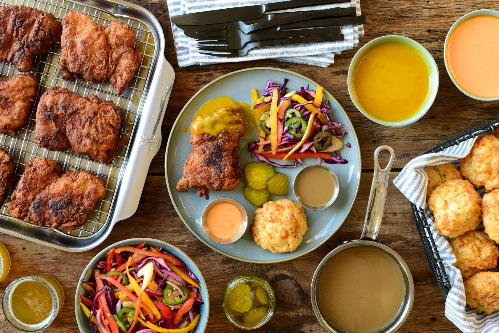 Dennis's Spicy Buttermilk Fried Chicken
&ndash; Hestan Culinary