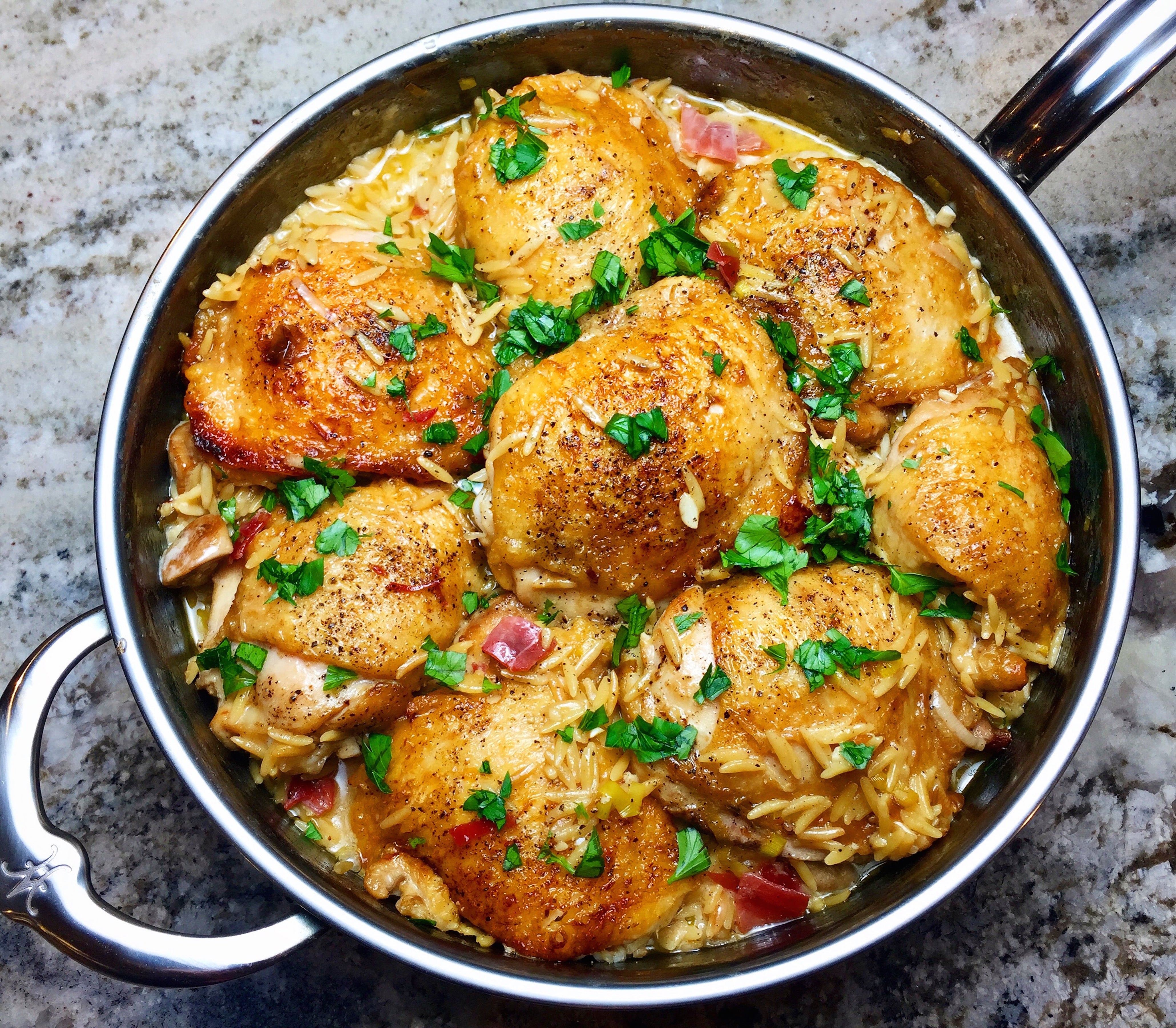 Skillet Chicken Marsala and Orzo
&ndash; Hestan Culinary