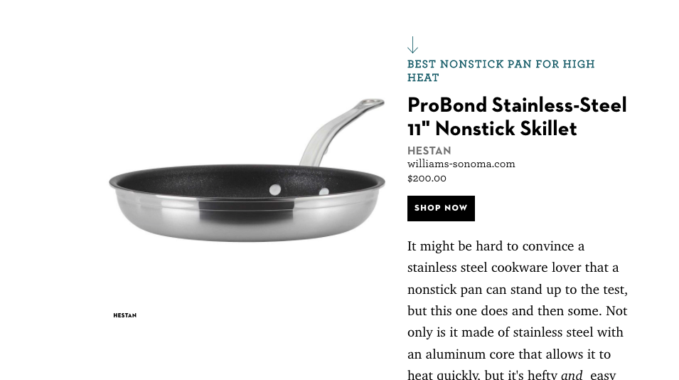 The Best Non Stick Saucepan | 2 qt | Made in
