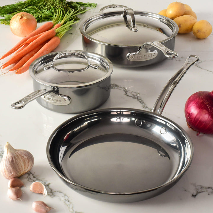 5-Piece Titanium Essential Cookware Set - Hestan Culinary