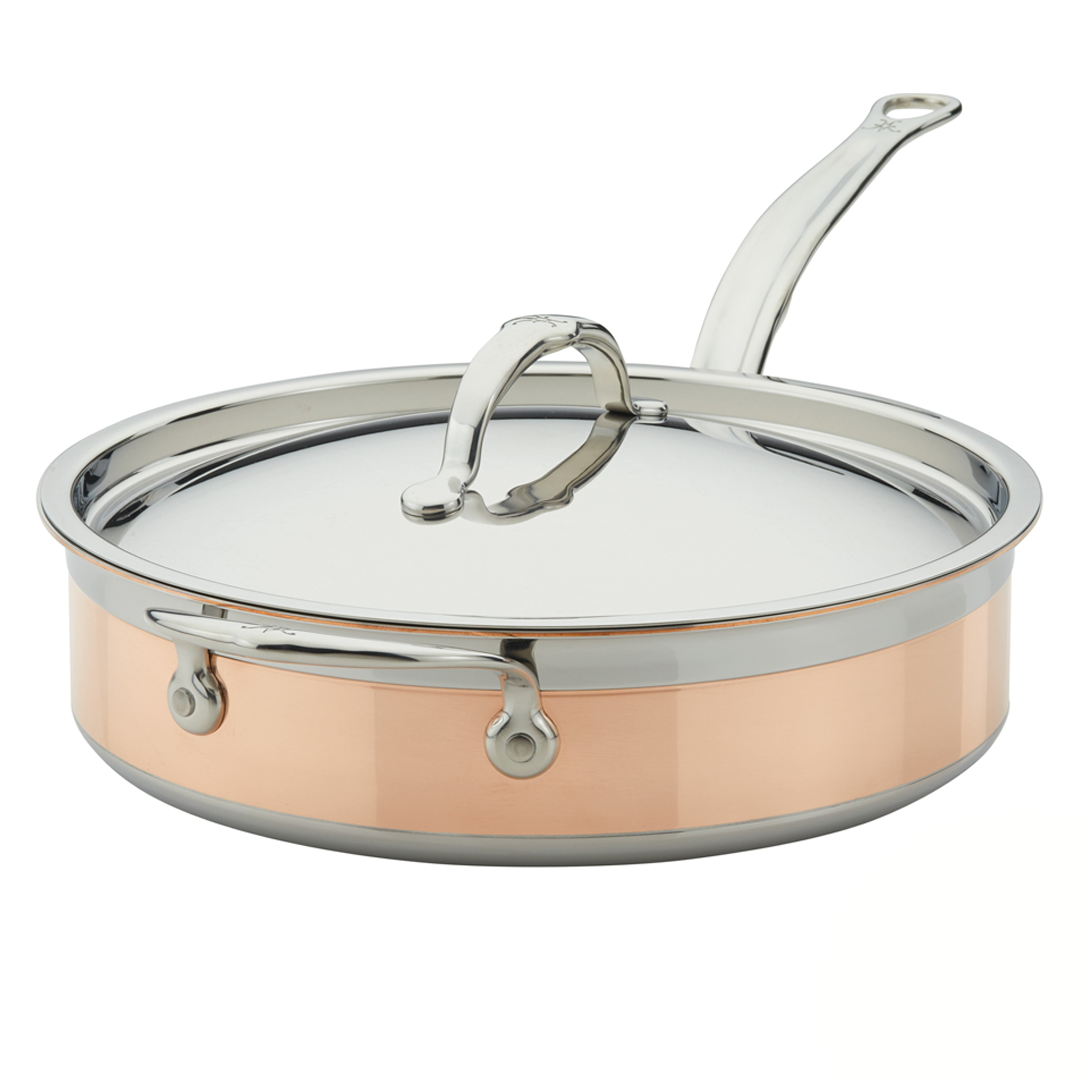 All-Clad Copper Core 3-Quart Sauté Pan with Lid + Reviews