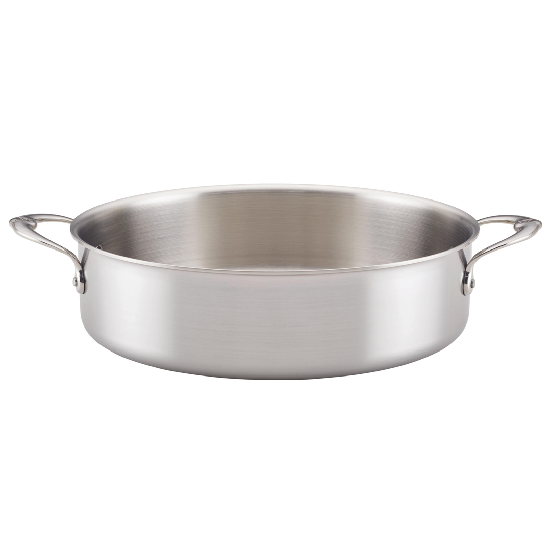  20 QT STAINLESS STEEL COMMERCIAL BRAZIER POT W/ LID