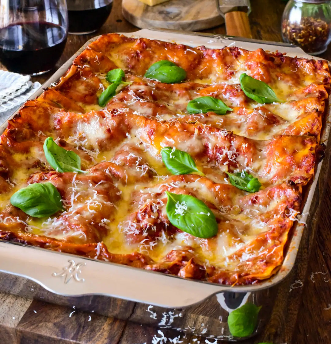 Hot Italian Sausage & Beef Lasagna With Fresh Pasta