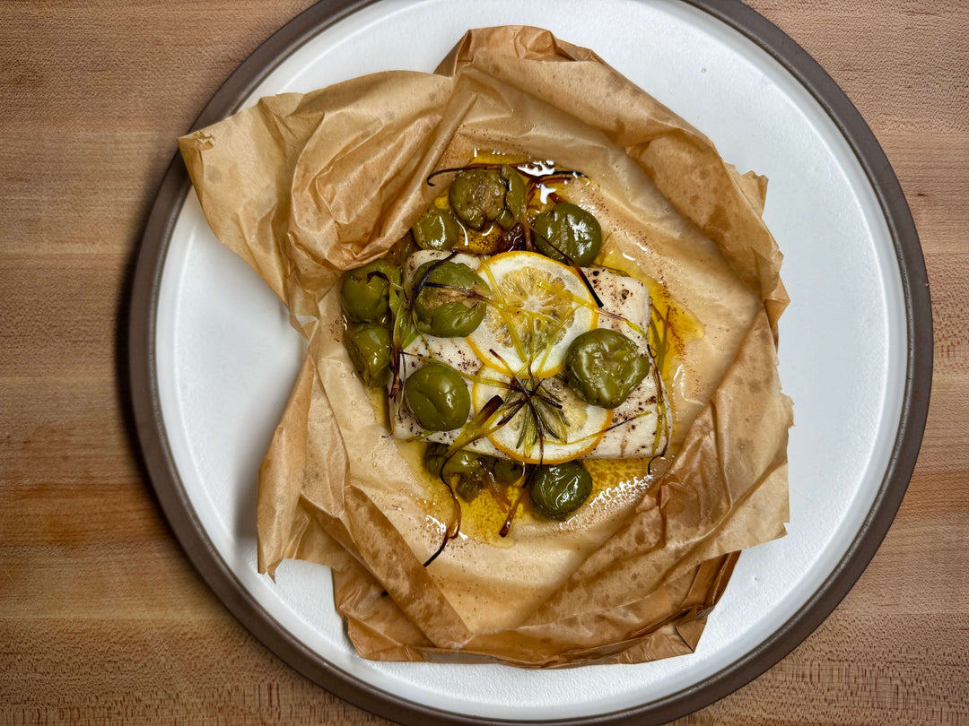 Halibut en Papillote by Chris Cosentino