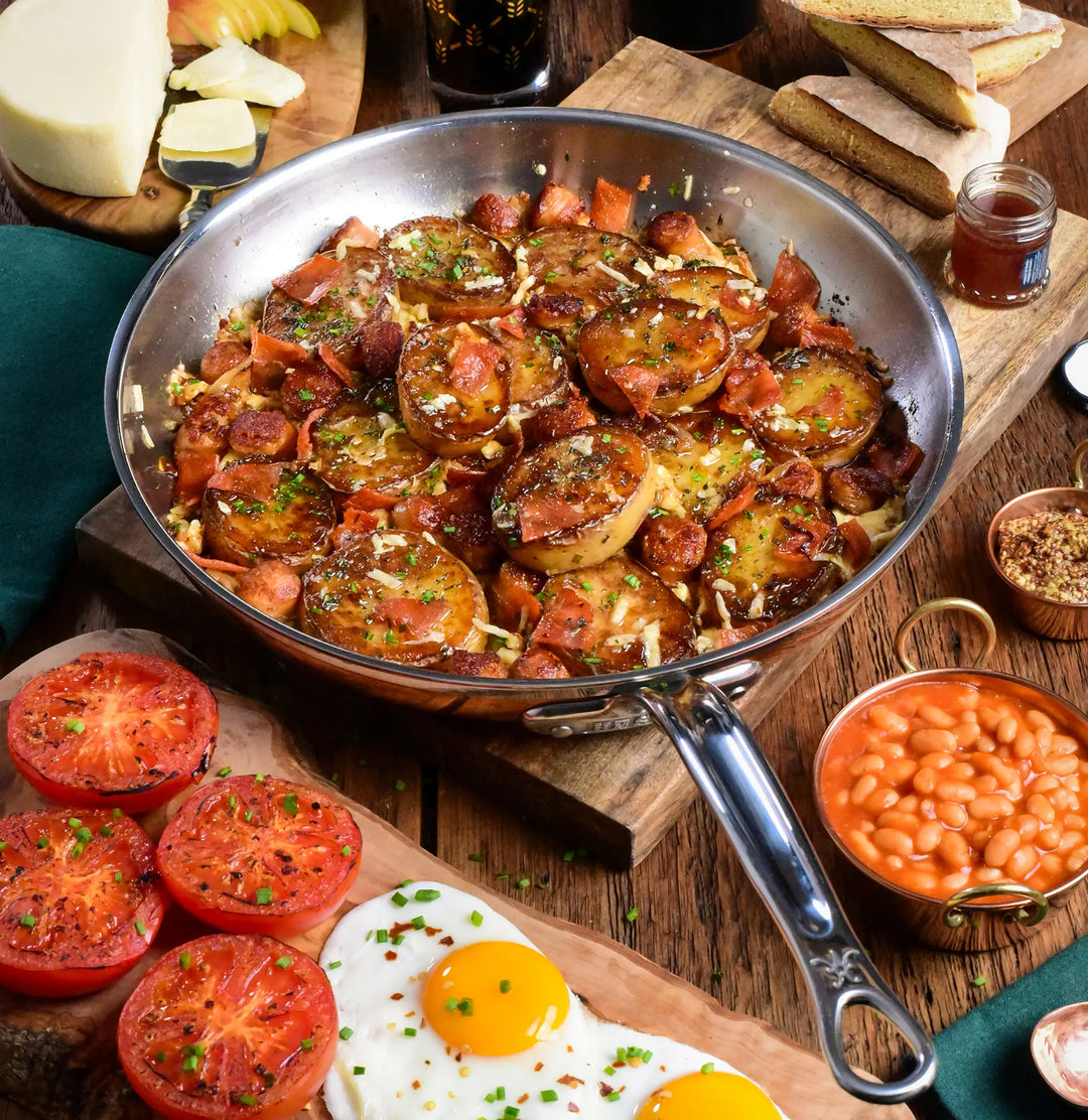 Crispy Irish Pub Potato Skillet