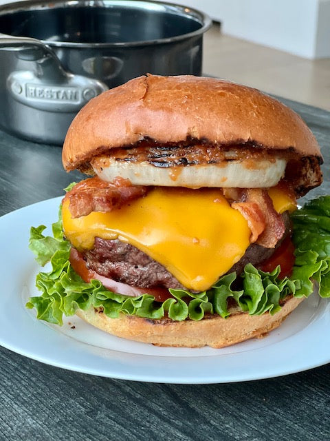 Texas BBQ Bacon Cheeseburger - Hestan Culinary