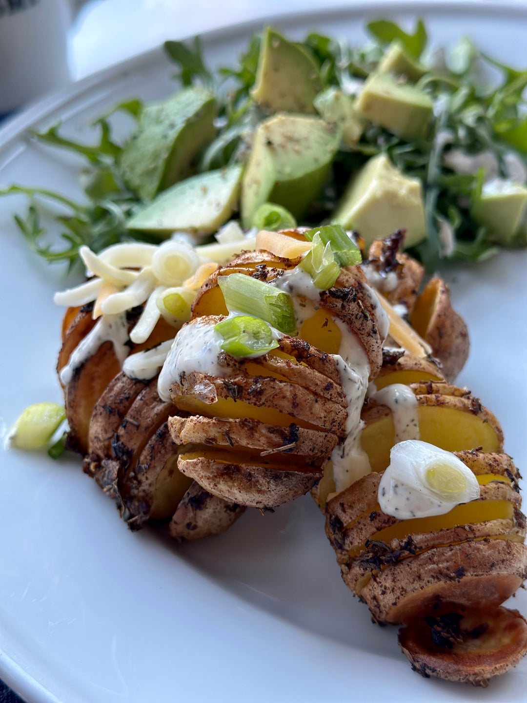 Crispy Hassleback Potatoes