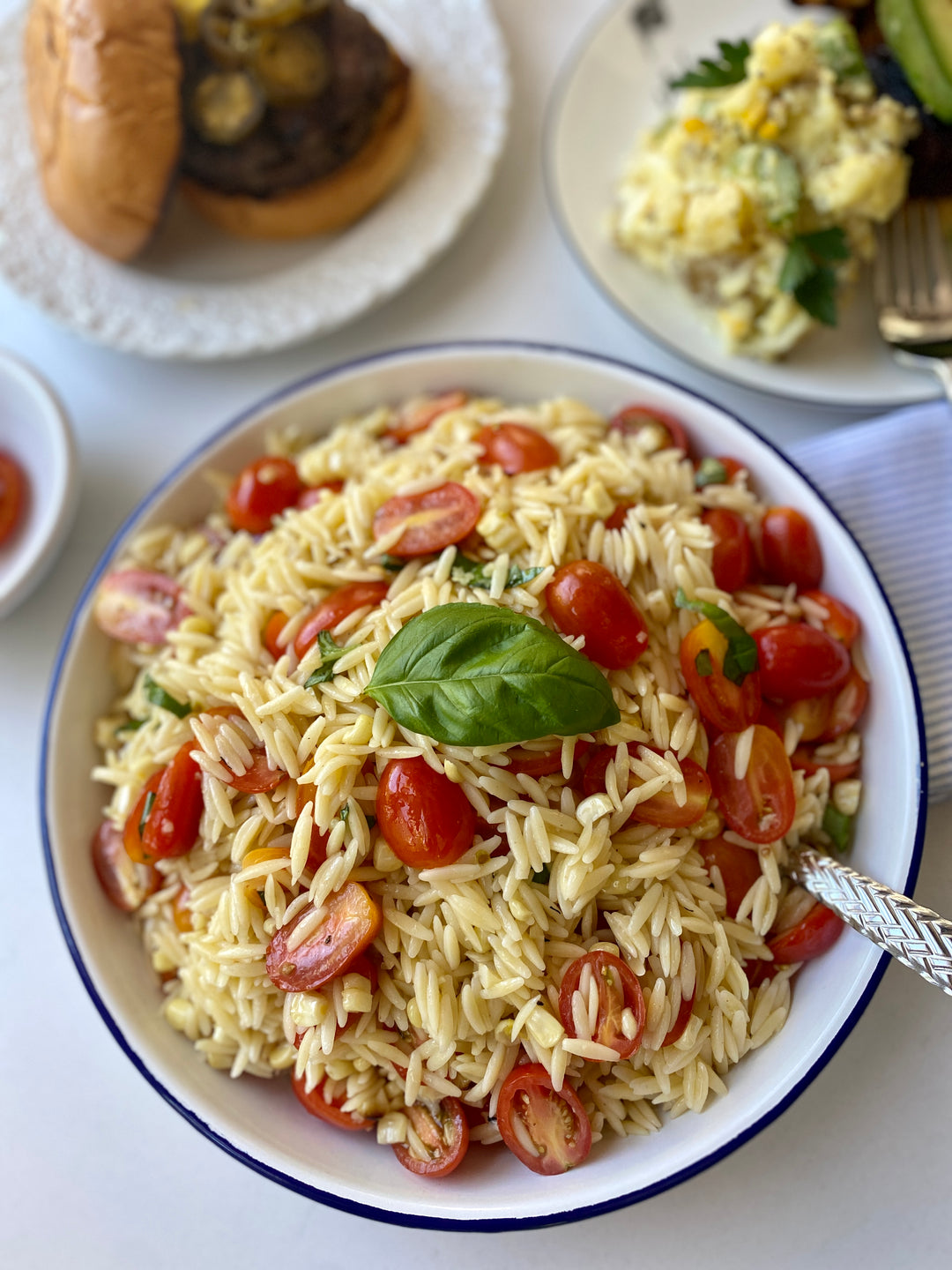Orzo Tomato Corn Salad - Hestan Culinary