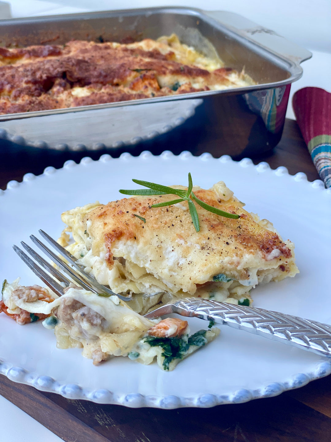 Butternut Squash and Sausage Lasagna