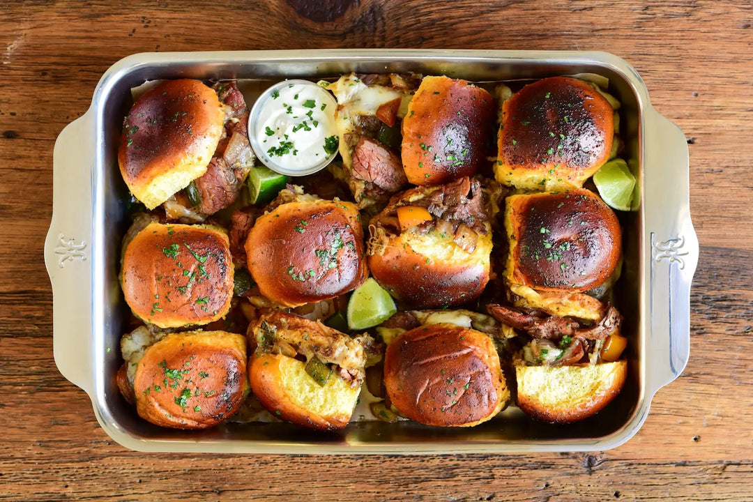Steak Fajita Pull-Apart Sliders