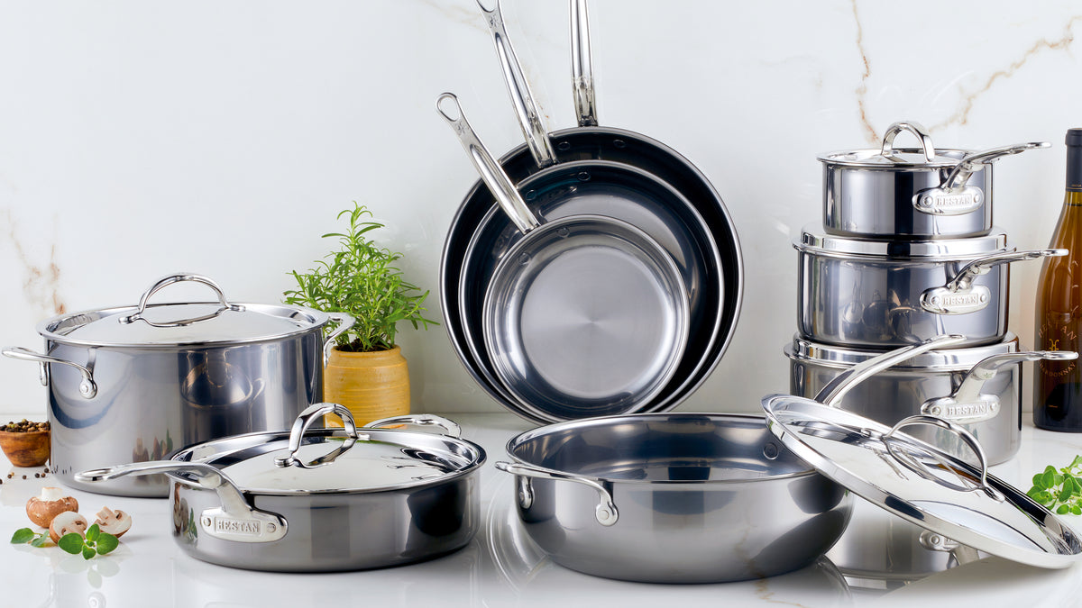 NanoBond® Molecular Titanium Cookware – Hestan Culinary