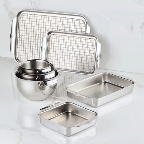 Shop Hestan Culinary's OvenBond Tri-ply 9-Piece Bake Set