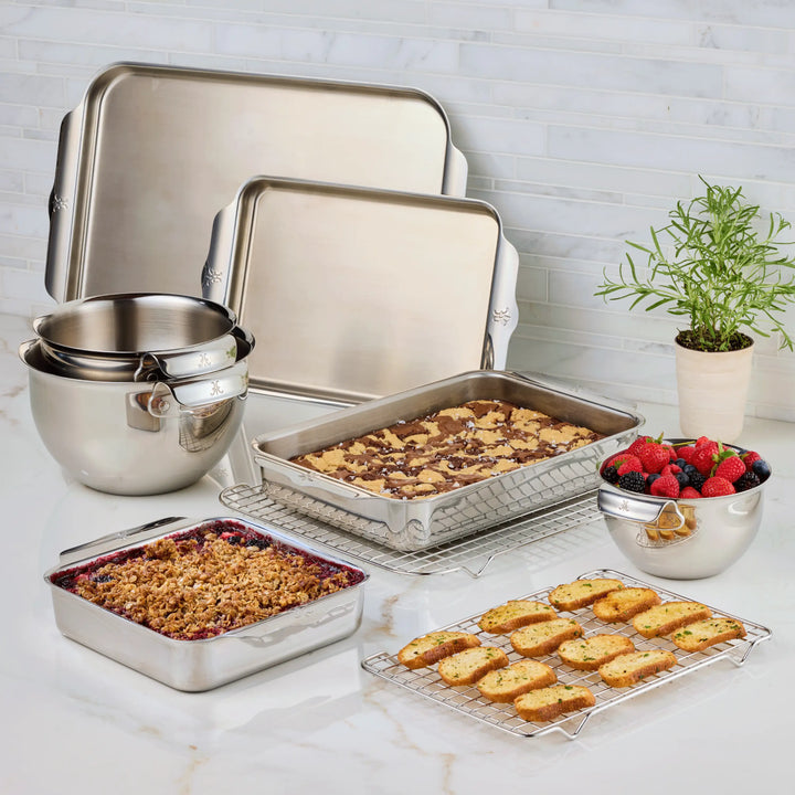 OvenBond Tri-ply Ultimate Stainless Steel 9-piece Set