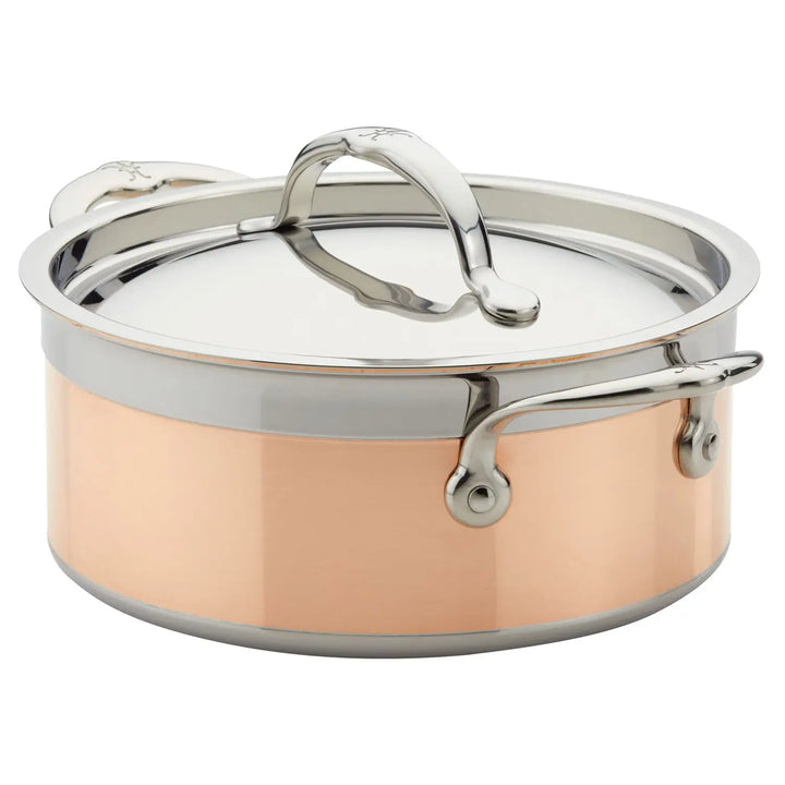 Copper Induction Soup Pot, 3-Quart