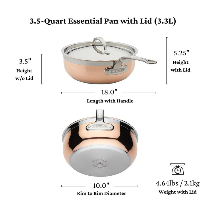 Copper Induction Essential Pans