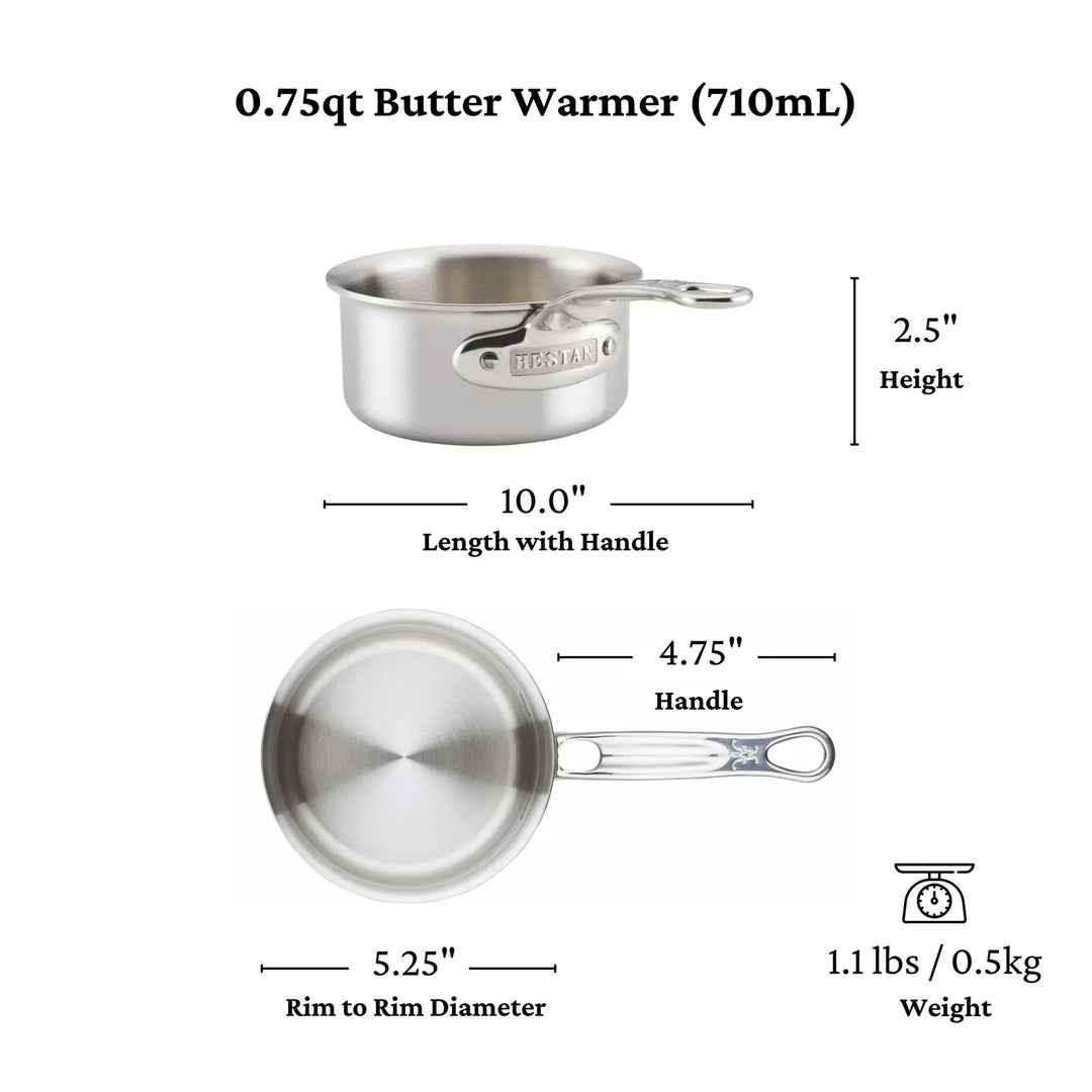 Thomas Keller 0.75-Quart Butter Warmer by Hestan Culinary Thomas Keller 0.75-Quart Butter Warmer by Hestan Culinary