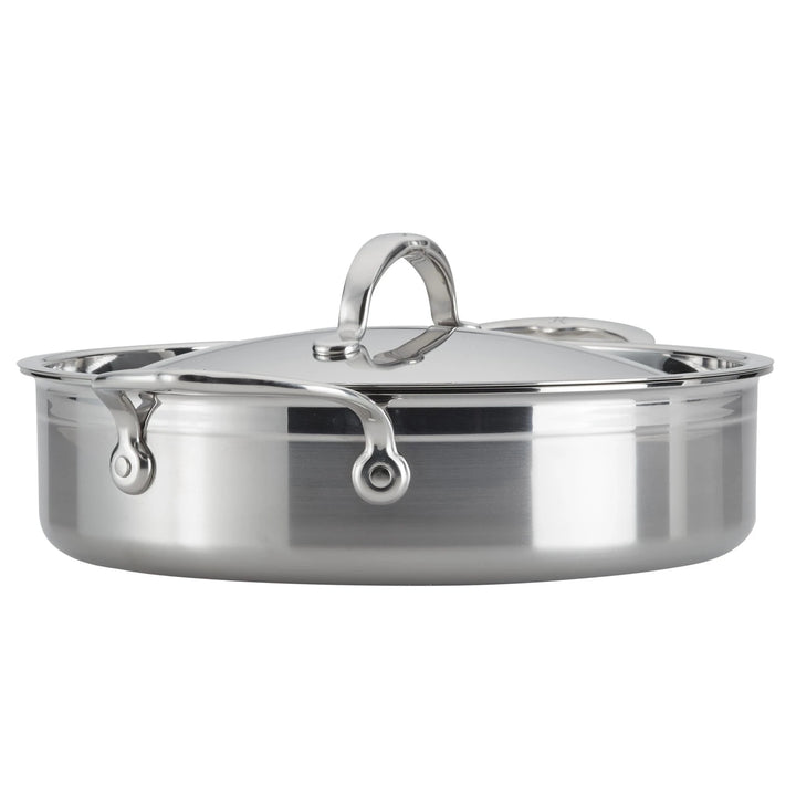 Professional Clad Stainless Steel Sauteuse, 3.5-Quart