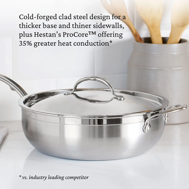 Professional Clad Stainless Steel Essential Pans