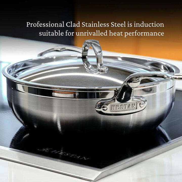 Professional Clad Stainless Steel Essential Pans