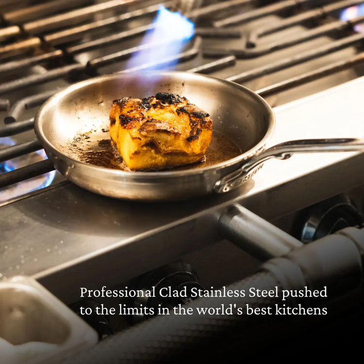 Professional Clad Stainless Steel Skillets