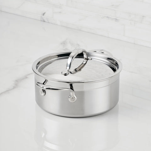 Shop Hestan Culinary's 3-Quart Professional Clad Soup Pot