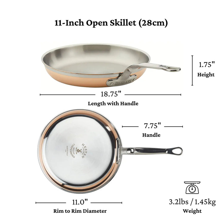 Copper Induction Skillets