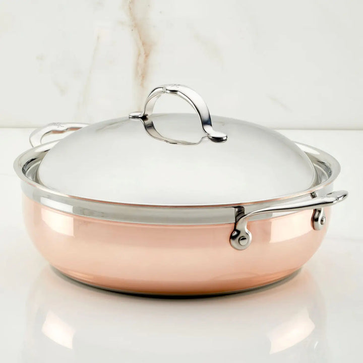 Copper Induction Dutch Oven, 5-Quart