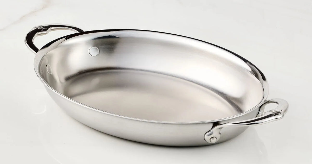12.5-Inch x 9-Inch Oval Au Gratin