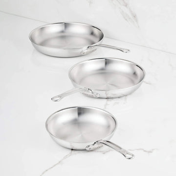 Hestan 2 piece Stainless Steel Skillet Set (8.5" & 11")