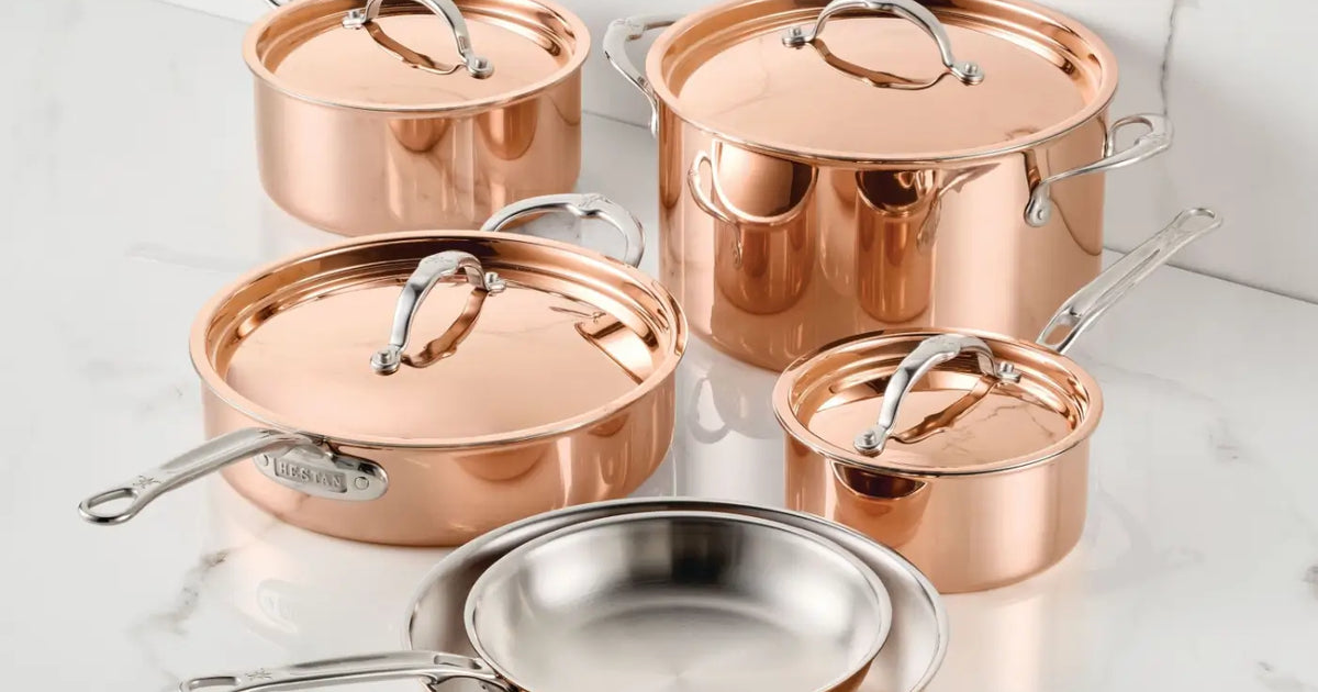 Polished Copper 10-Piece Cookware Set – Hestan Culinary