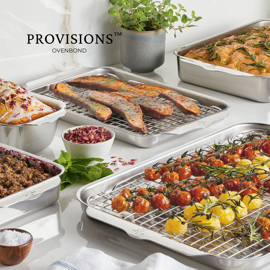 OvenBond Stainless Steel Half Sheet Pan Racks Hestan Culinary