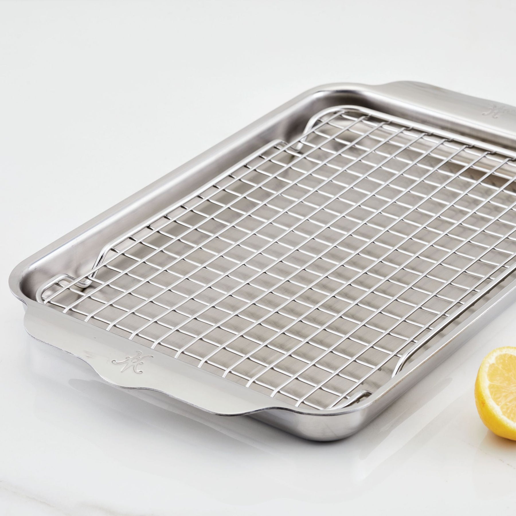 23 Inch Stainless Steel Oven Pan Tray Baking Pan Air Fryer
