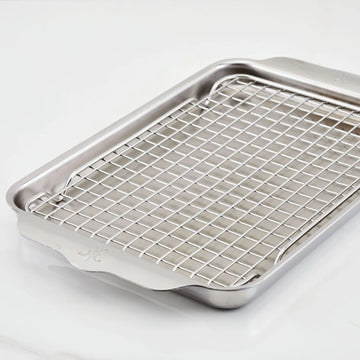 Hestan OvenBond Tri-ply Quarter Sheet Pan with Rack