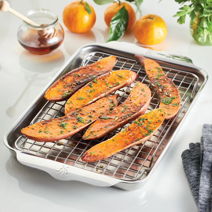 OvenBond Tri-ply Medium Sheet Pan with Rack