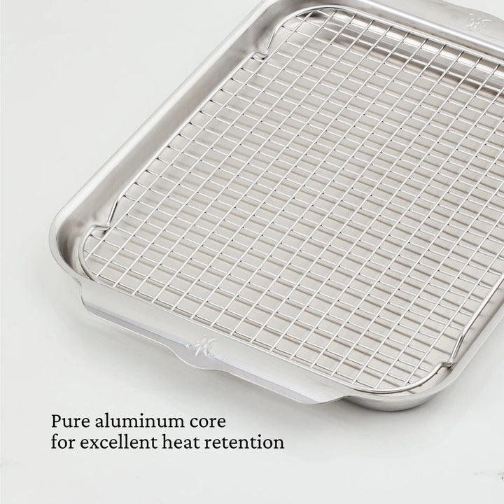 OvenBond Tri-ply Medium Sheet Pan with Rack