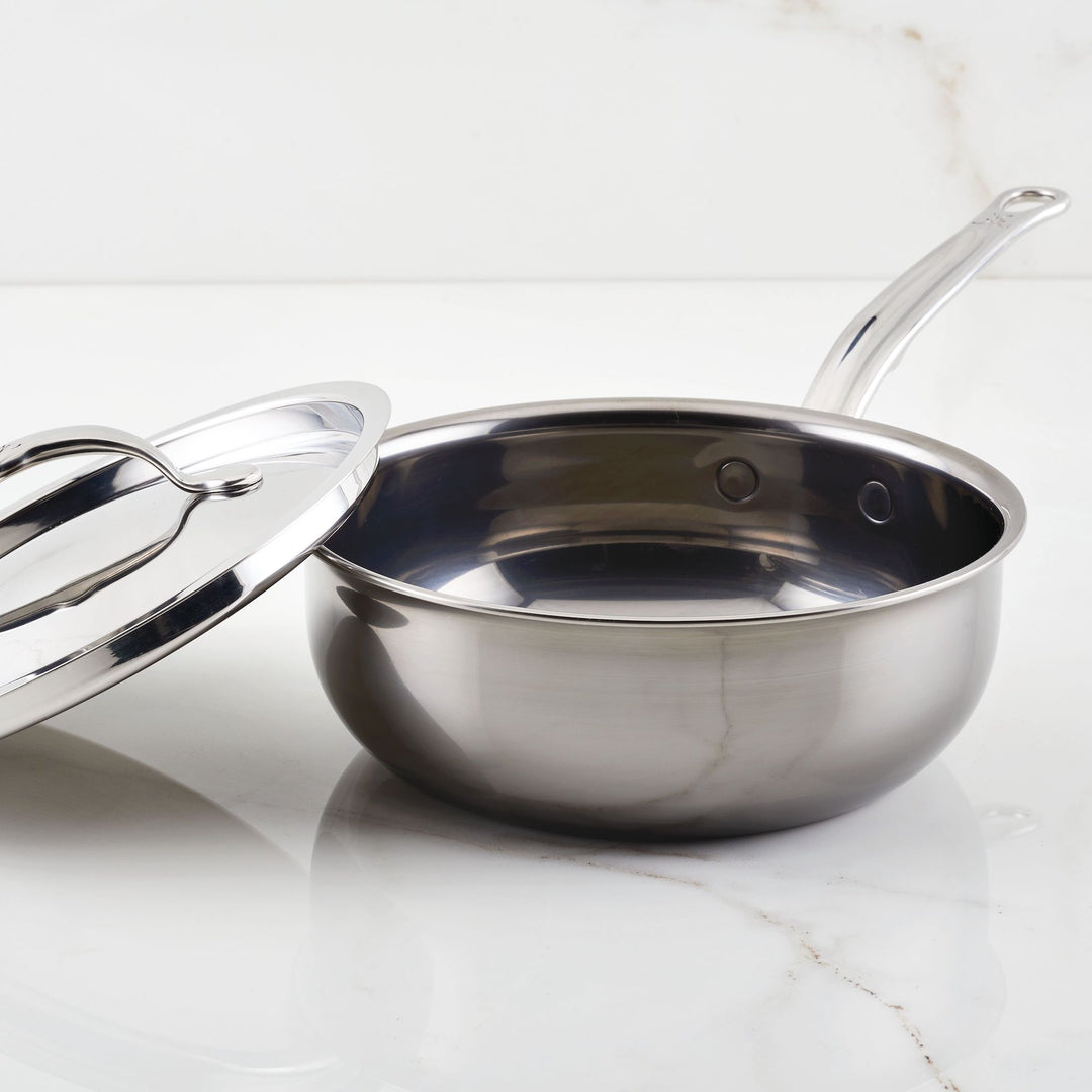 All-Clad d3 Stainless Steel 2-qt. Saucepan with Lid + Reviews