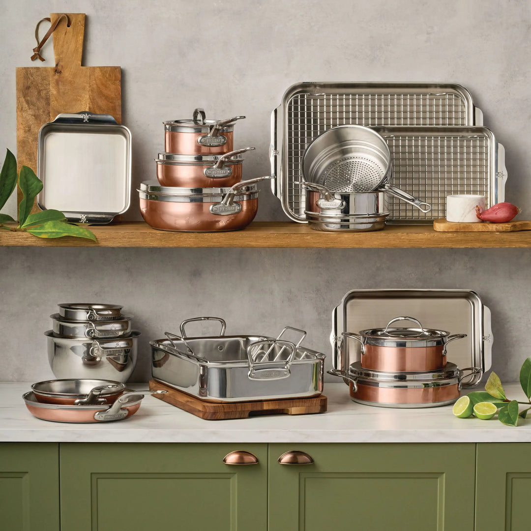 CopperBond Copper Induction Set, 24-Piece – Hestan Culinary CopperBond Copper Induction Set, 24-Piece – Hestan Culinary