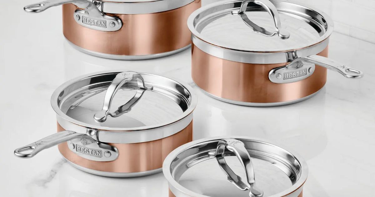 Copper Induction Saucepans