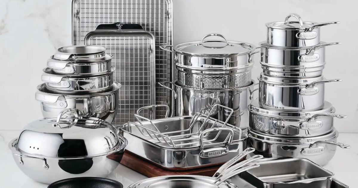 stelton ステルトン　ステンレスバーセット Cylinda Line Salt & Pepper Shaker Set by Arne Jacobsen for Stelton
