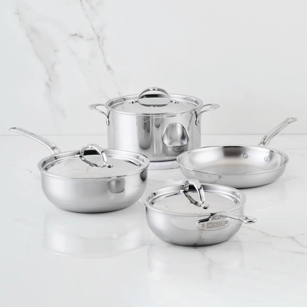 ProBond Luxe Polished Clad Stainless Steel Signature Set, 7-Piece
