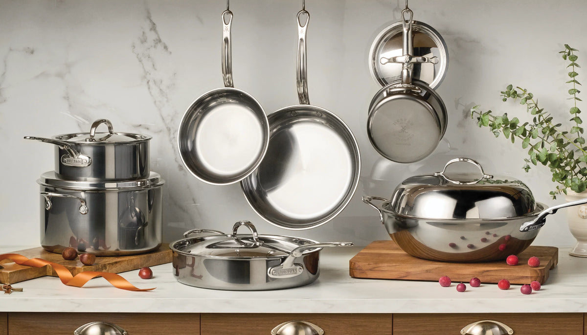Hestan NanoBond Limited Edition 18-Piece Titanium Cookware Set with Chef Pan