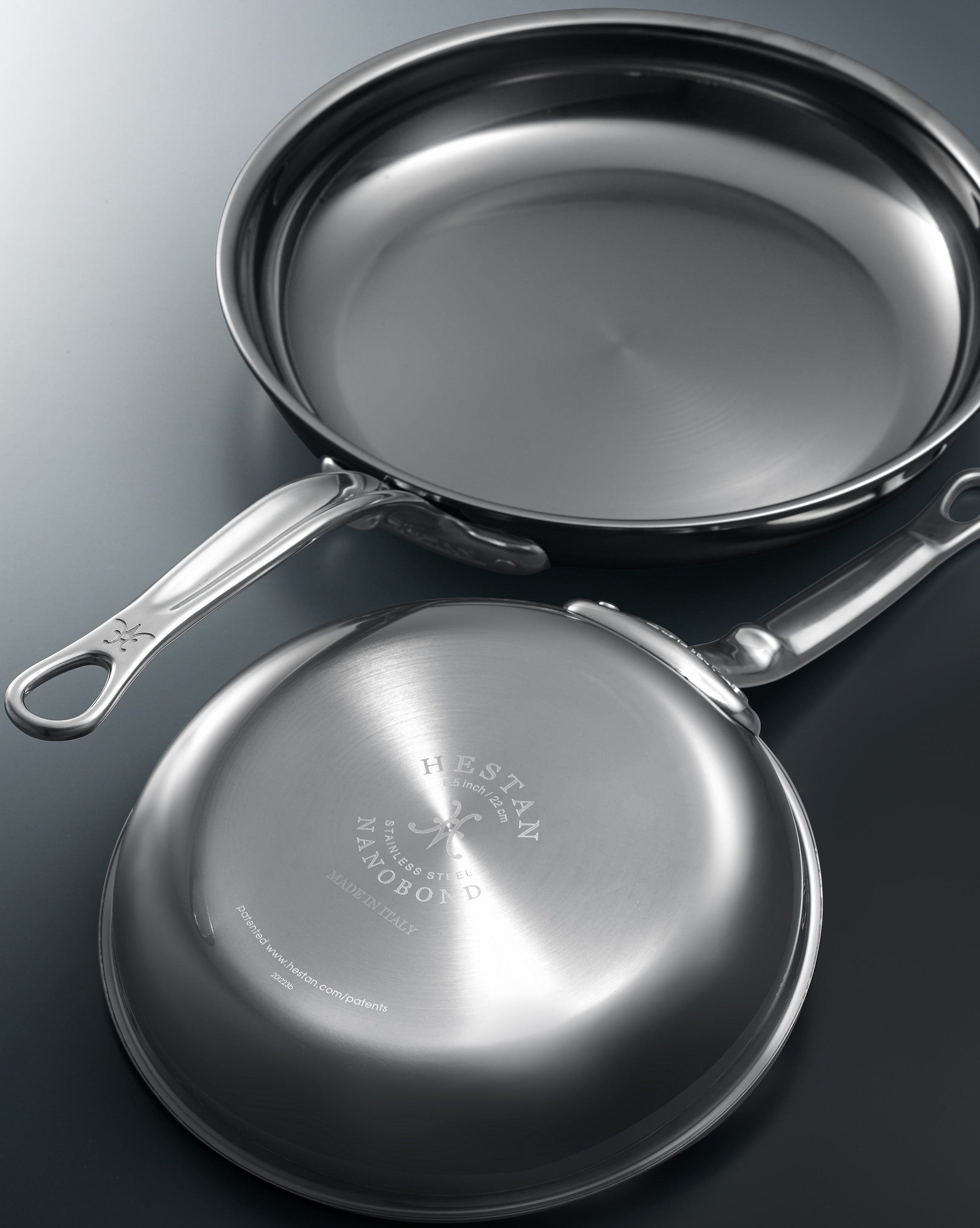 Stainless Steel 8.5 Inch Cooking Pan Skillet Not Branded Made In India