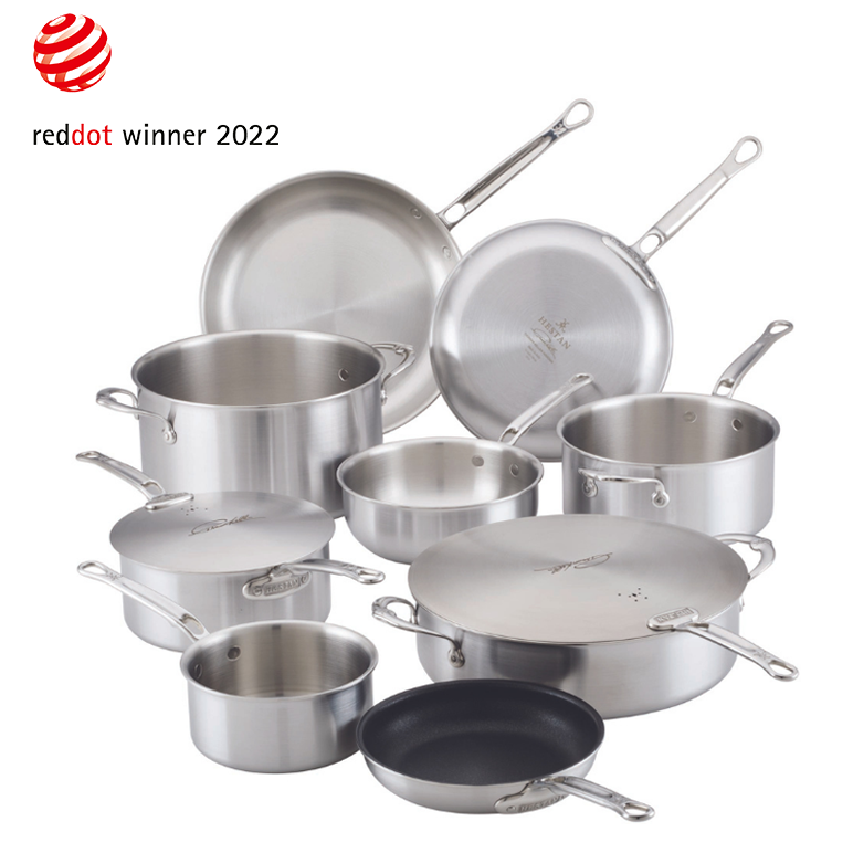 Commercial Clad Stainless Steel 11-Piece Cookware Set