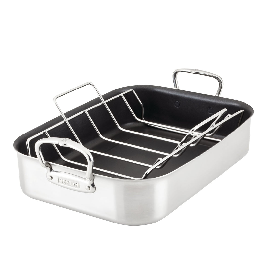 16.5-inch Classic Clad Nonstick Roaster with Rack