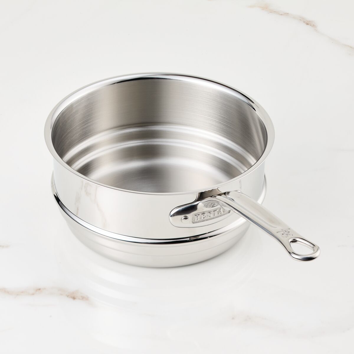Stainless Steel Double Boiler Insert, 3-Quart