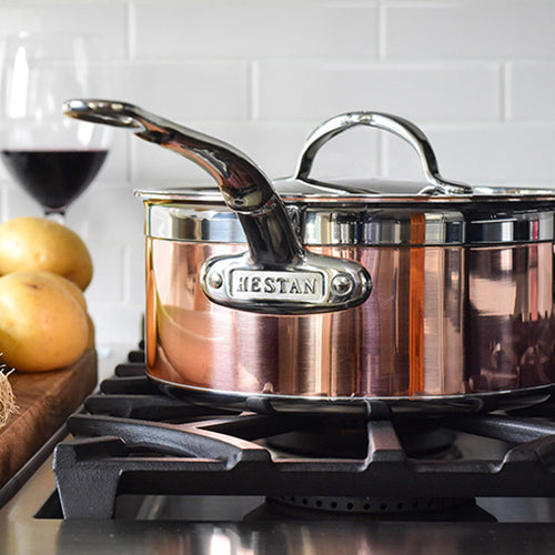 Parini 6 Quart Stainless Steel Stock Pot - Copper Color - Timeless Cookware  Ed.
