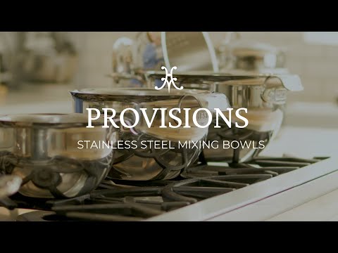 Stainless Steel Mixing Bowl Set, 3-Piece – Hestan Culinary