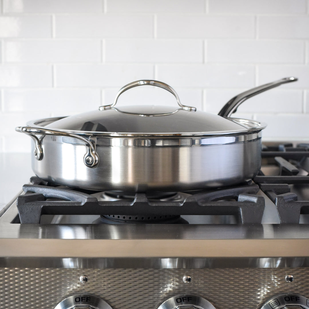 Professional Clad Stainless Steel Sauté Pans - Hestan Culinary