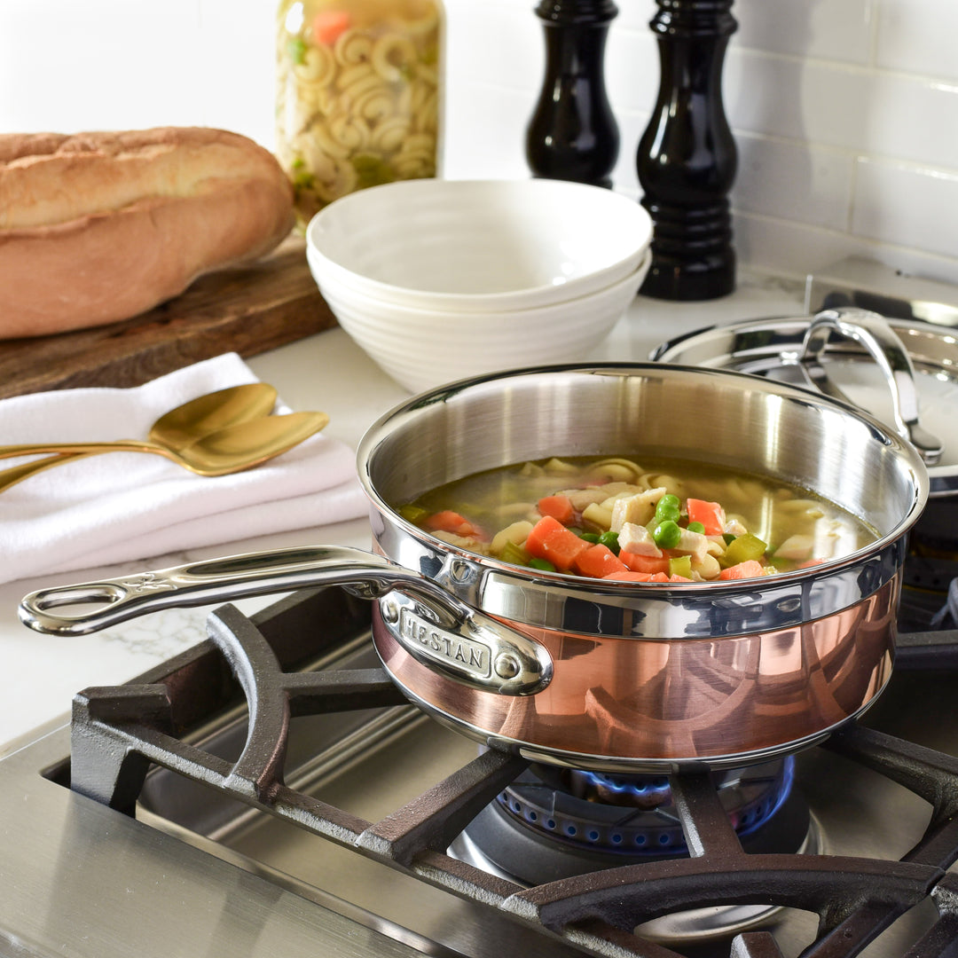 Copper Induction Saucepans – Hestan Culinary